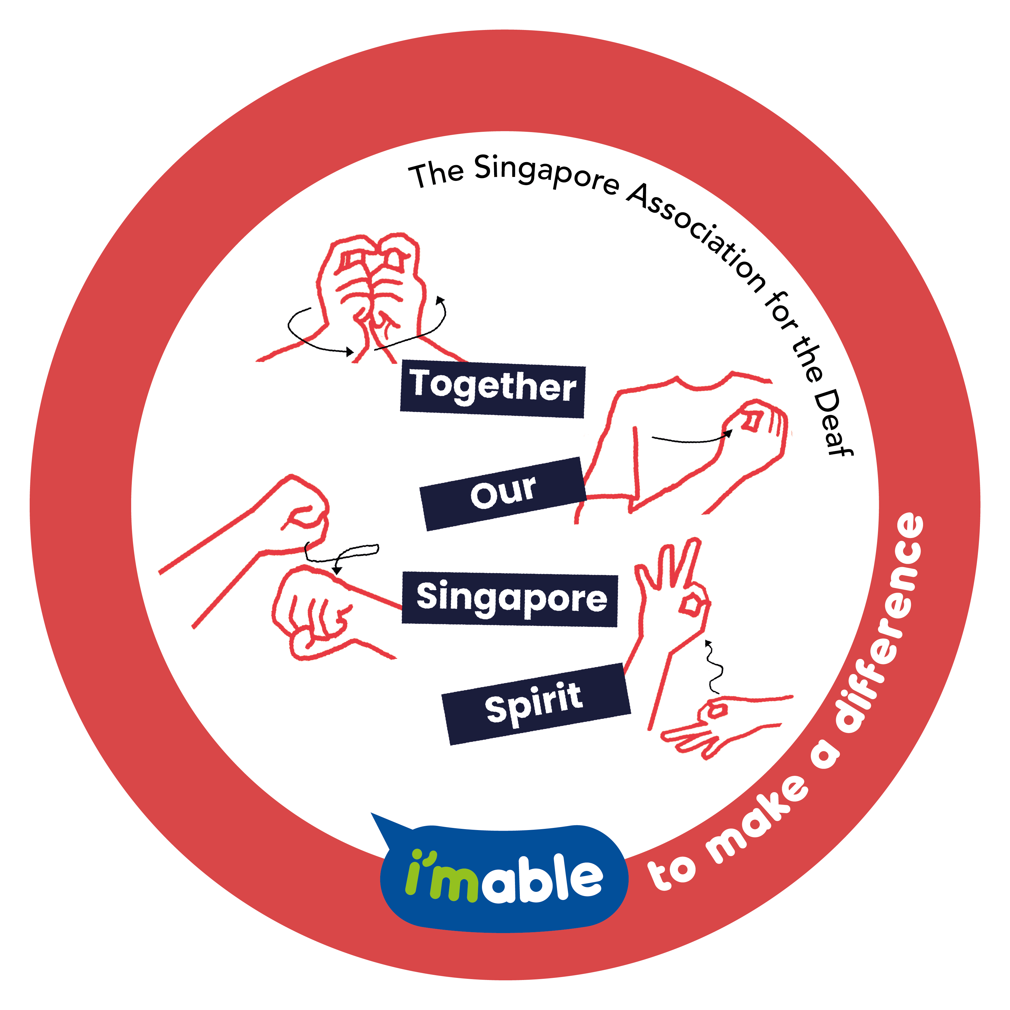 SADeaf - ‘Together Our Singapore Spirit’in Singapore Sign Language