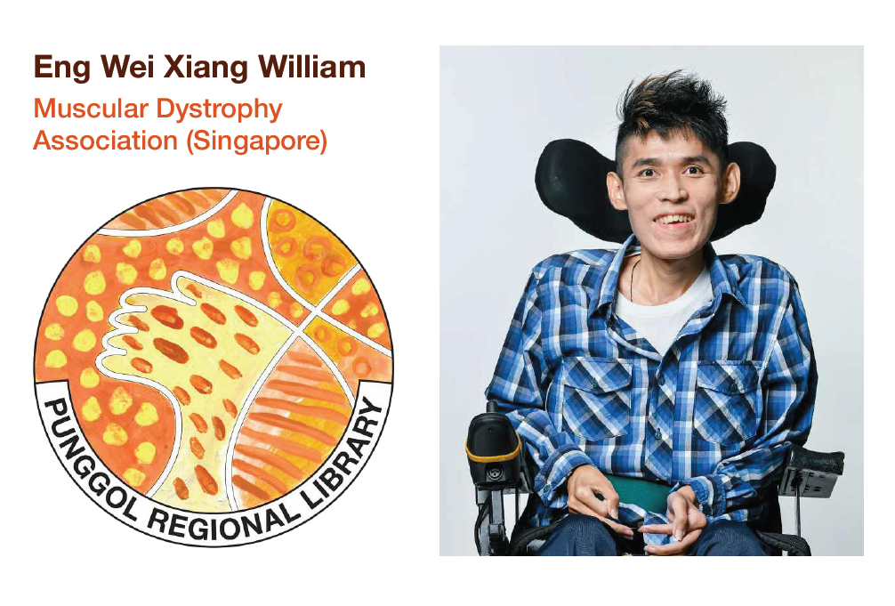 Eng Wei Xiang William’s pin design in shades of orange