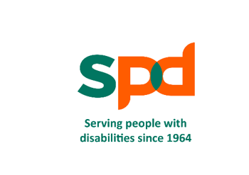 Logo of SPD, with tagline 