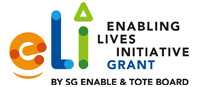 Enabling Lives Initiative Grant Logo. By SG Enable and Tote Board.